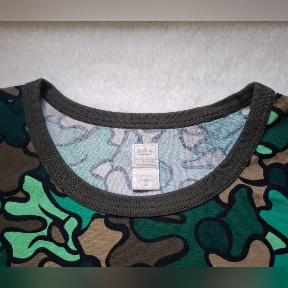 adidas Men's Safety Camo Short Sleeve Tee -Size 2XL - Picture 8 of 14